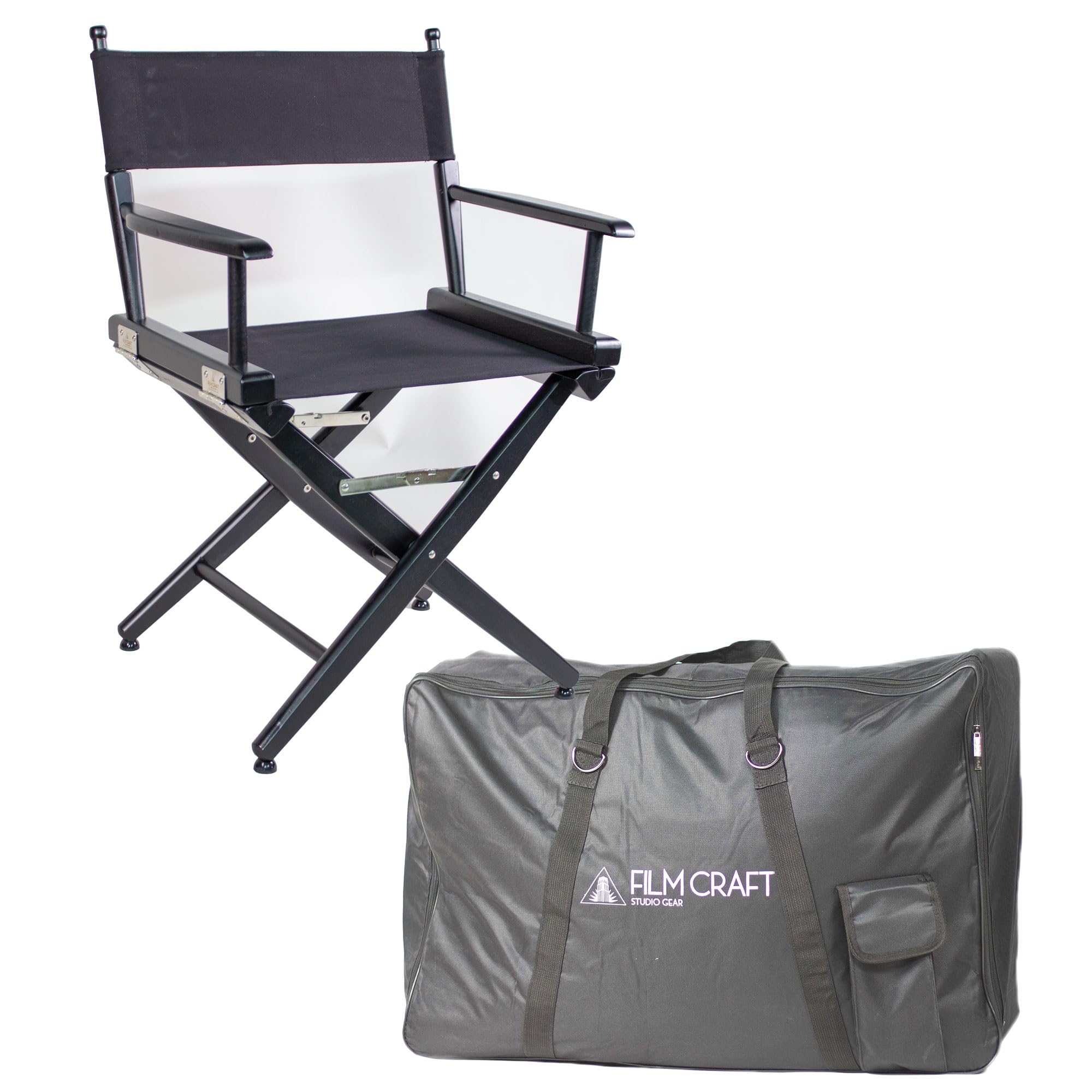Filmcraft Short Black Chair with Carry Bag