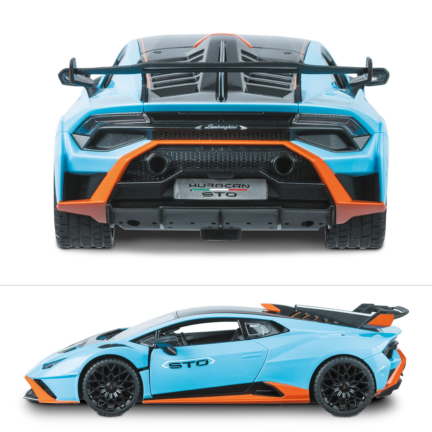 Voiture Télécommandée Lamborghini Huracán STO 1:24 - Licence Officielle, 2,4 GHz, Vitesse 9 Km/h - À Partir De 6 Ans