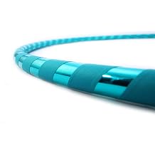 Weighted Beginner Fitness Hula Hoop for Adults - Exercise Hoop for Weight Loss & Core Workout - Large Diameter Hoop for Easy Learning - Handmade in USA - Multiple Sizes & Colors