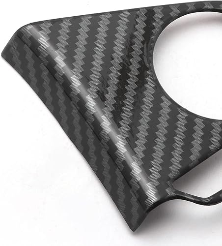 Miniatura 4 de Xotic Tech - Cubierta decorativa para botón de control lateral del conductor, patrón de fibra de carbono, compatible con Honda CR-V CRV 2017-2022,