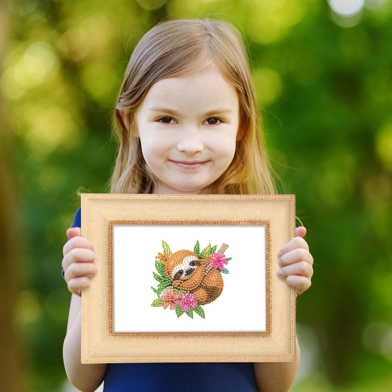 Xuhal Paquete de 30 kits de cartón de flores de acuarela para adultos, lindos animales, pintura de diamantes para principiantes, 5D, arte de gemas, pintura por diamantes, kits de manualidades
