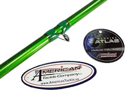 Miniatura 3 de Carrot Stix Caña de pescar costera de aguas verdes verdes salvajes plegables de fundición PRO de 2 piezas