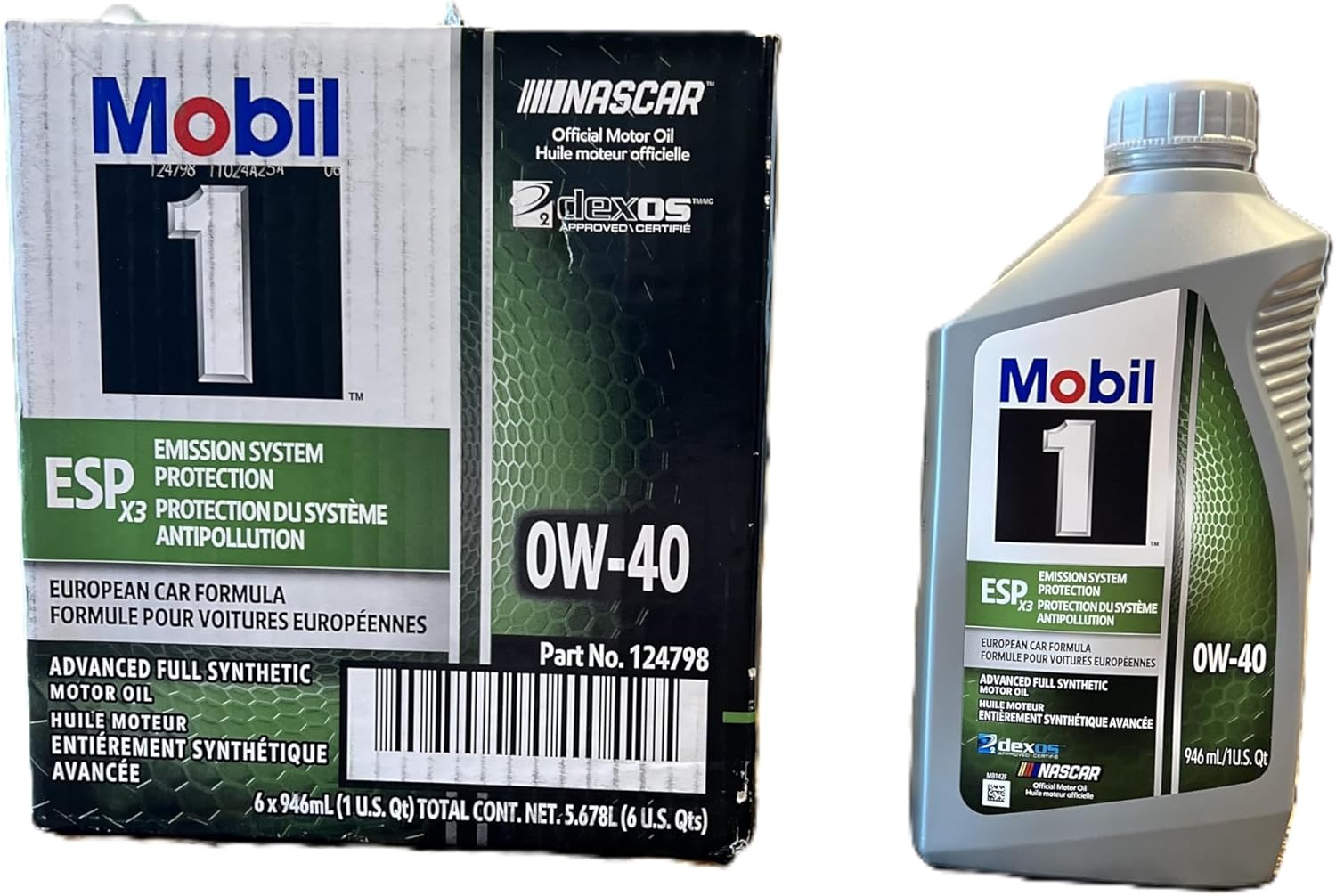 Mobil 1 ESP X3 0W-40 Motor Oil (6 Quarts) - Image 2