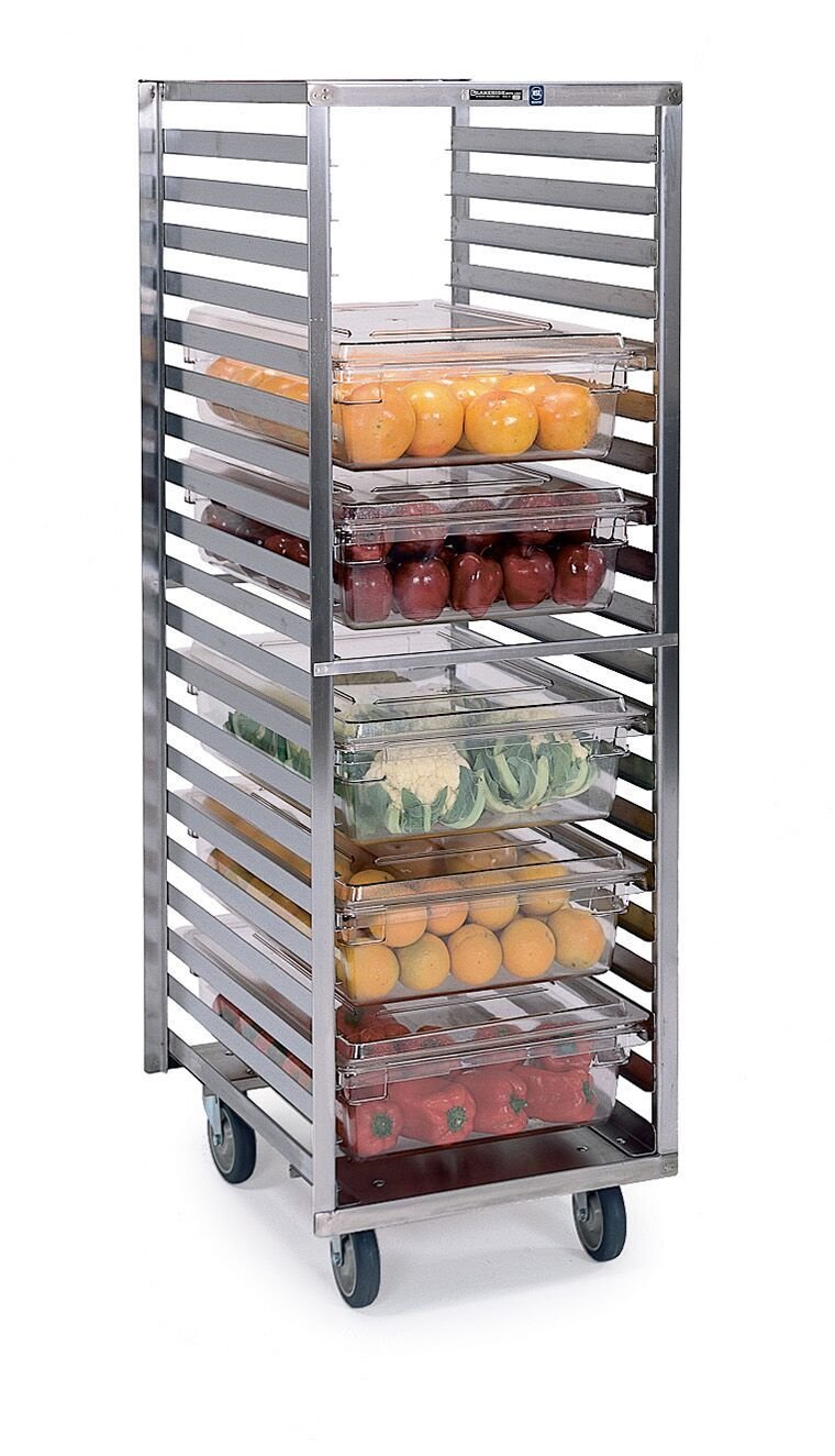 Lakeside Manufacturing 166 Lexan Box Rack, Stainless Steel, 20 Boxes (Fully Assembled)