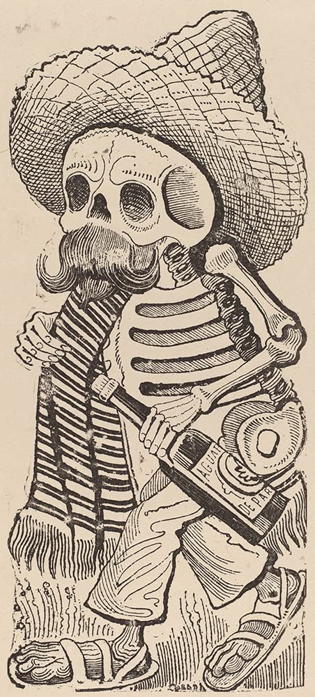 Amazon.com: ArtDirect Calavera Maderista 16x36 UnFramed Museum Art