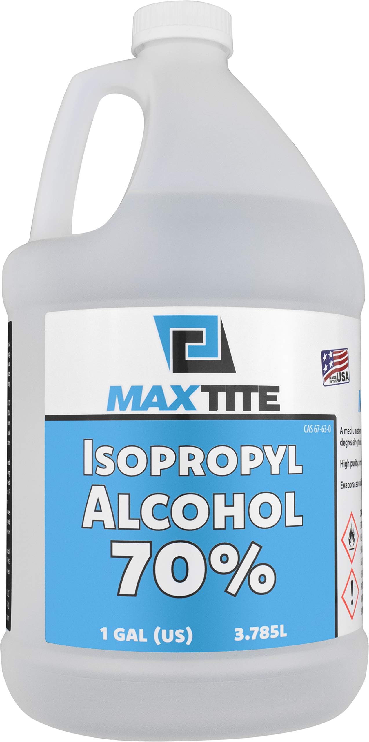 Amazon.com: McKesson Isopropyl Rubbing Alcohol 70% [1 Count] USP First ...