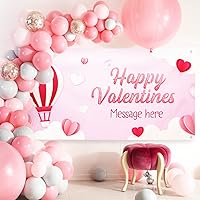 Vista 178 de Cartel de fondo personalizado para el día de San Valentín, decoración de San Valentín, letrero de vinilo con texto en inglés "Be My Valentine