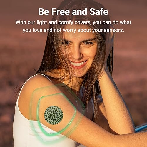 Miniatura 8 de Kovoq Dexcom - Parches adhesivos para sensor G7, protector de cinta de sensor estampado, cinta CGM, 16 piezas coloridas, impermeables y resistentes