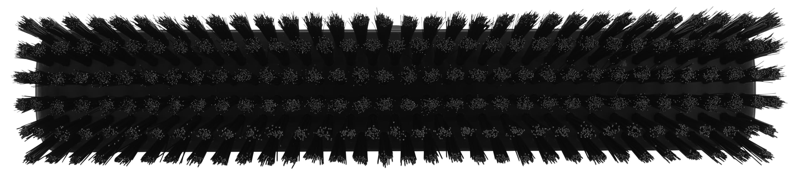 Vikan 31759 - Escoba de Empuje Resistente de 16 Pulgadas, Suave/rígida, Color Negro