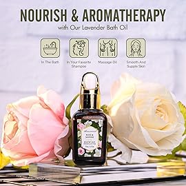 Gift Basket for Women - 8 Pc Rose & Jasmine Beauty & Personal Care Set - Home Bath Pampering Package for Relaxing - Spa Self Care Kit - Thank You, Birthday, Mom, Anniversary, Christmas Gift