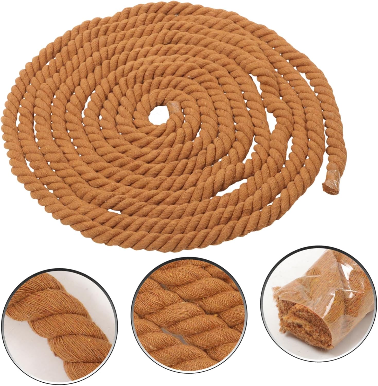 Portable Tug of War Cotton Rope Twisted Rope for Outdoor Games Family Gatherings and Picnics Practical Design for Team Building and Fun Activities
