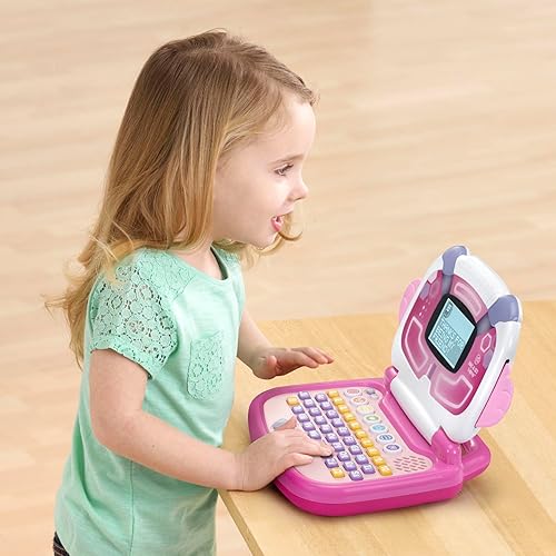 Miniatura 5 de LeapFrog ABC y 123 Laptop para preescolares de 3 a 7 años, color rosa