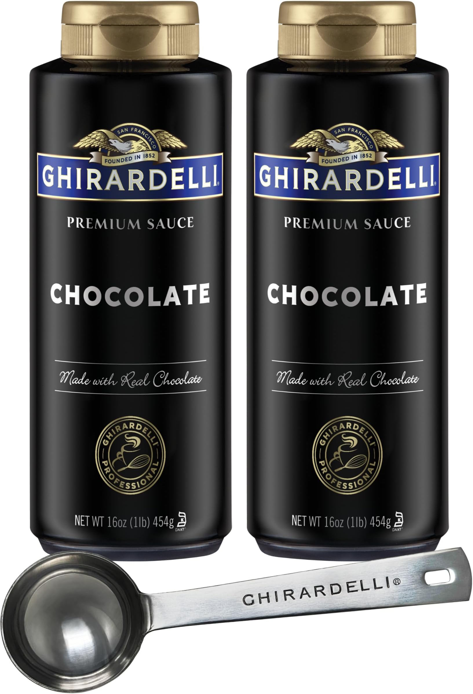 Ghirardelli Chocolate Sauce, 16 Ounce Squeeze Bottle (Pack