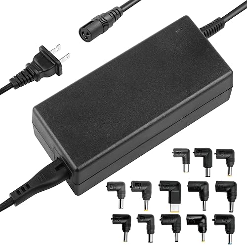 TREE NB. Adaptador de corriente universal de 90 W CA para laptop, 18.5 V 19 V 19.5 V 20 V para HP Dell Acer Asus Lenovo Toshiba Fujitsu Samsung Sony