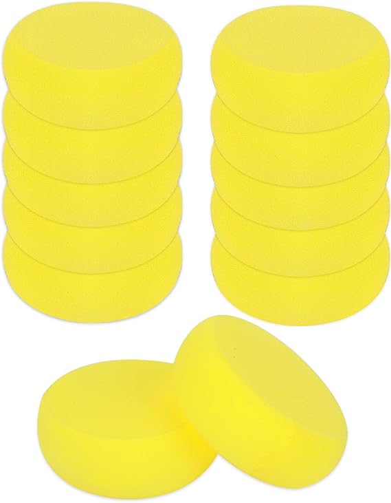 12 Stück Malschwämme Rund 7,8 Cm - Saugstark Für Kunst & Keramik