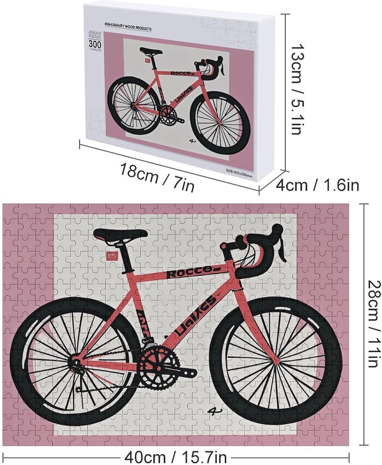 Bicycle Puzzles for Adults 300 PCS Home Decor image 2
