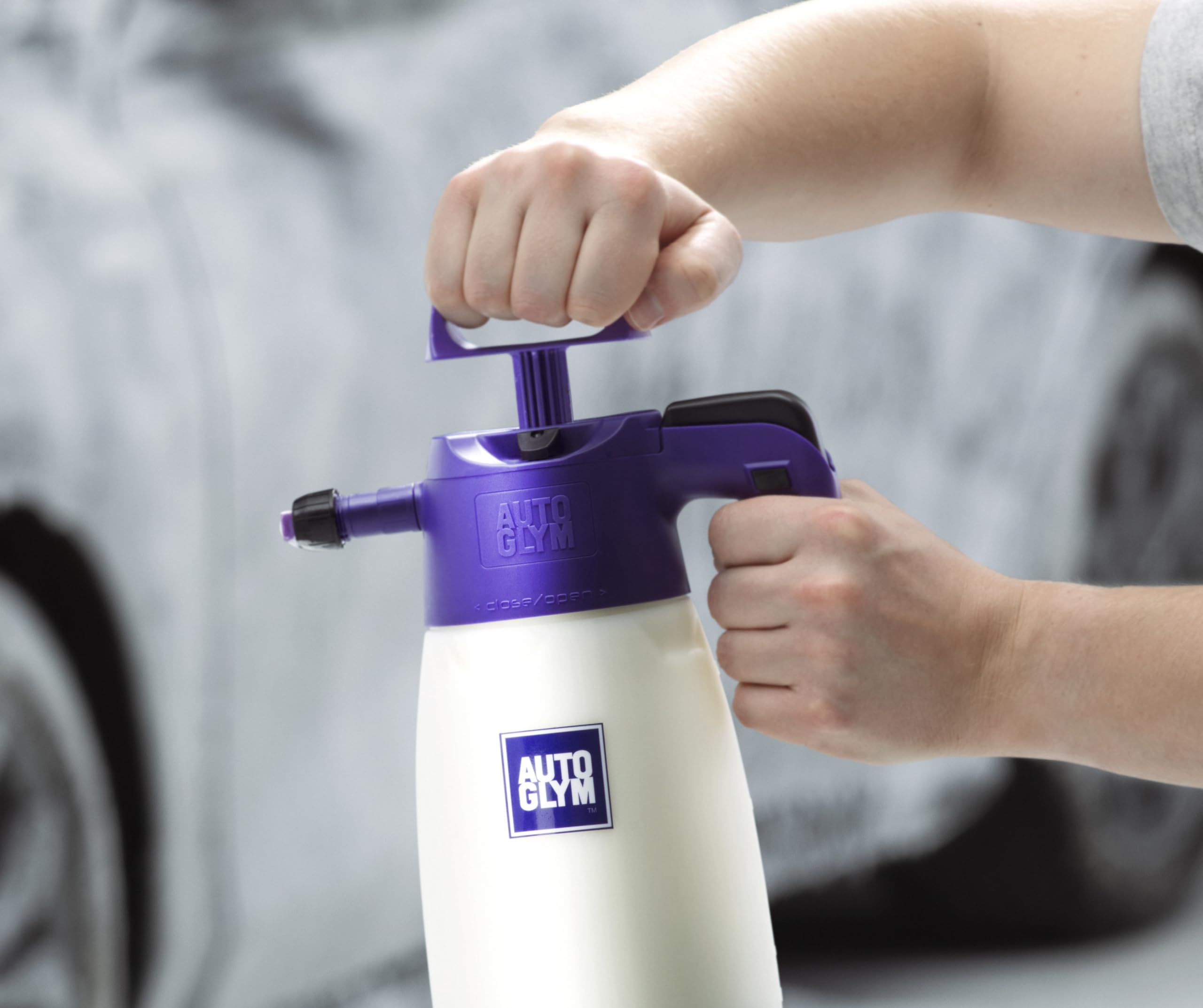 Autoglym Opryskiwacz z pianki polarnej, trwały opryskiwacz do nakładania pianek polarnych, opryskiwacz z pianki śnieżnej, nie wymaga myjki ciśnieniowej