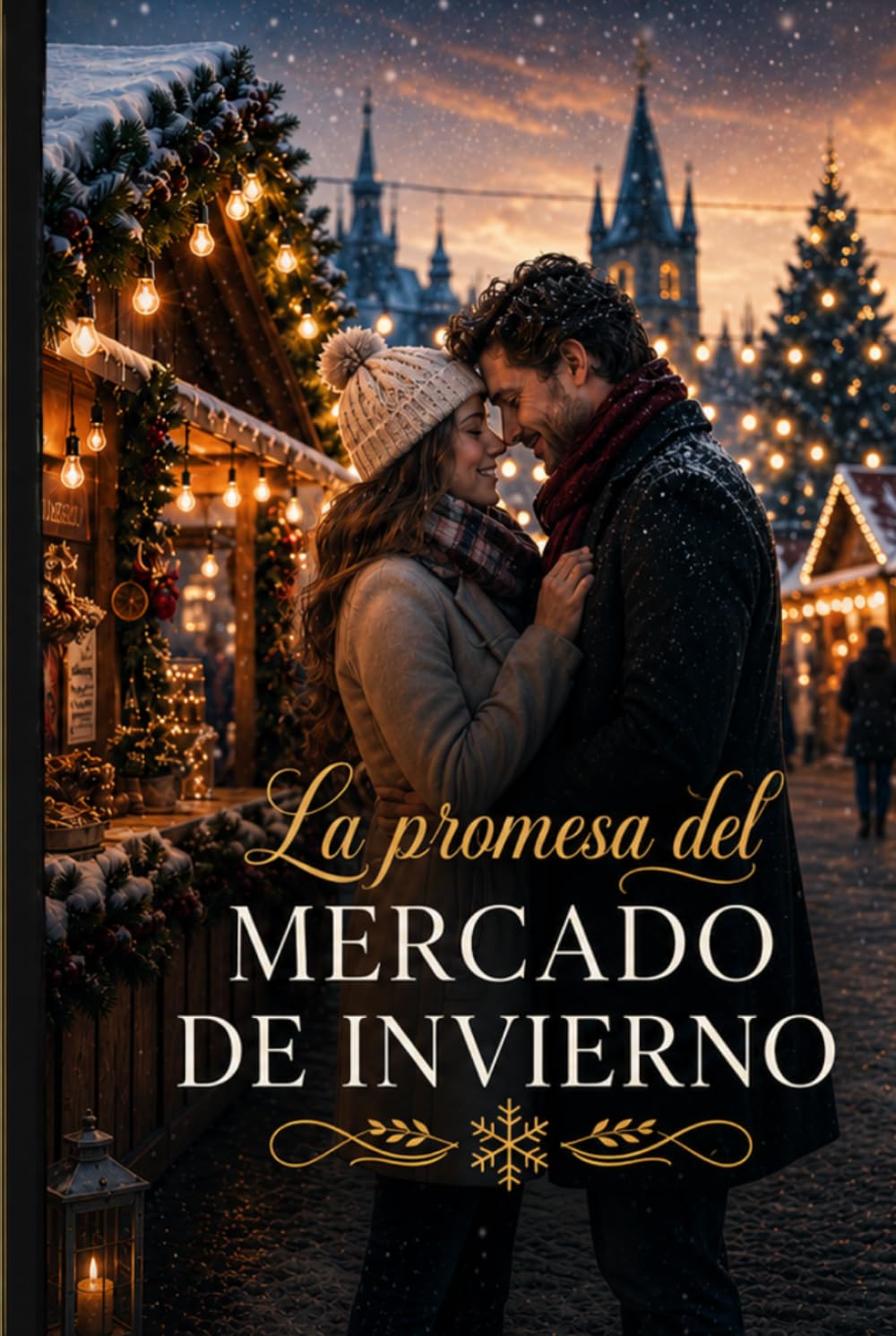 La promesa del mercado de invierno: Un romance de invierno en un pueblo pequeño