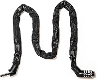 Vista 15 de ULAC Street Fighter Neo - Candado de cadena antirrobo con combinación de 4 dígitos (gris)