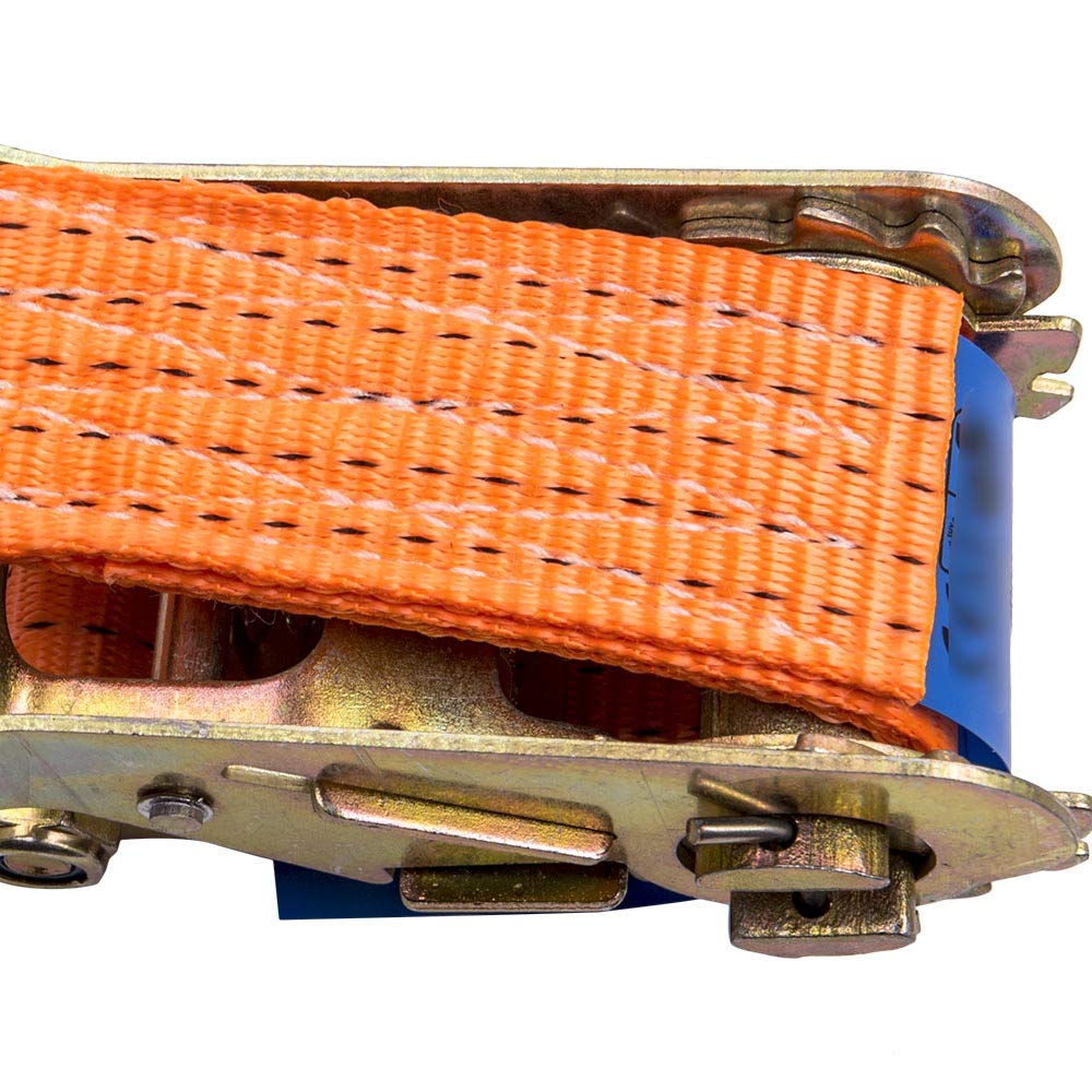 MaXpeedingrods Cinghie Di Ancoraggio 10 Pezzi - 5000kg, Con Cricchetto E Ganci, Per Trasporto Sicuro - Foto 6