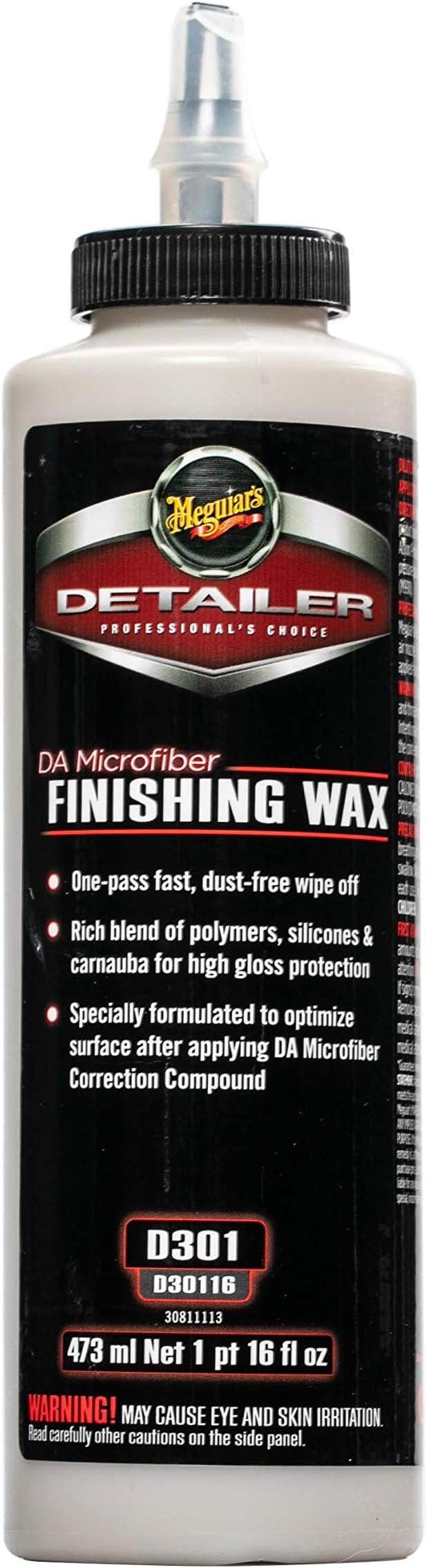 D30116 Detailer DA Microfibre Finishing Car Wax 473ml