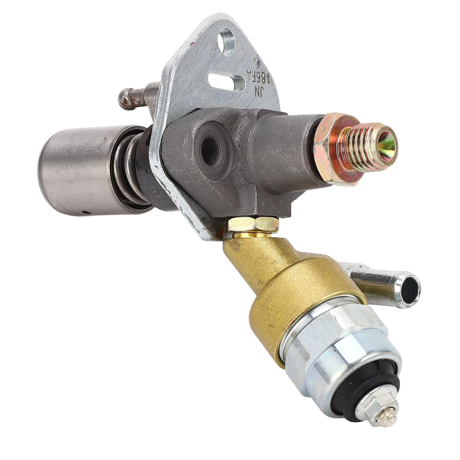 Bomba de Inyección de Combustible del Motor con Válvula Solenoide, Reemplazo de la Bomba de Inyección de Combustible del Motor del Generador Diesel de Acero de Aleación para Motor Diesel 186FA