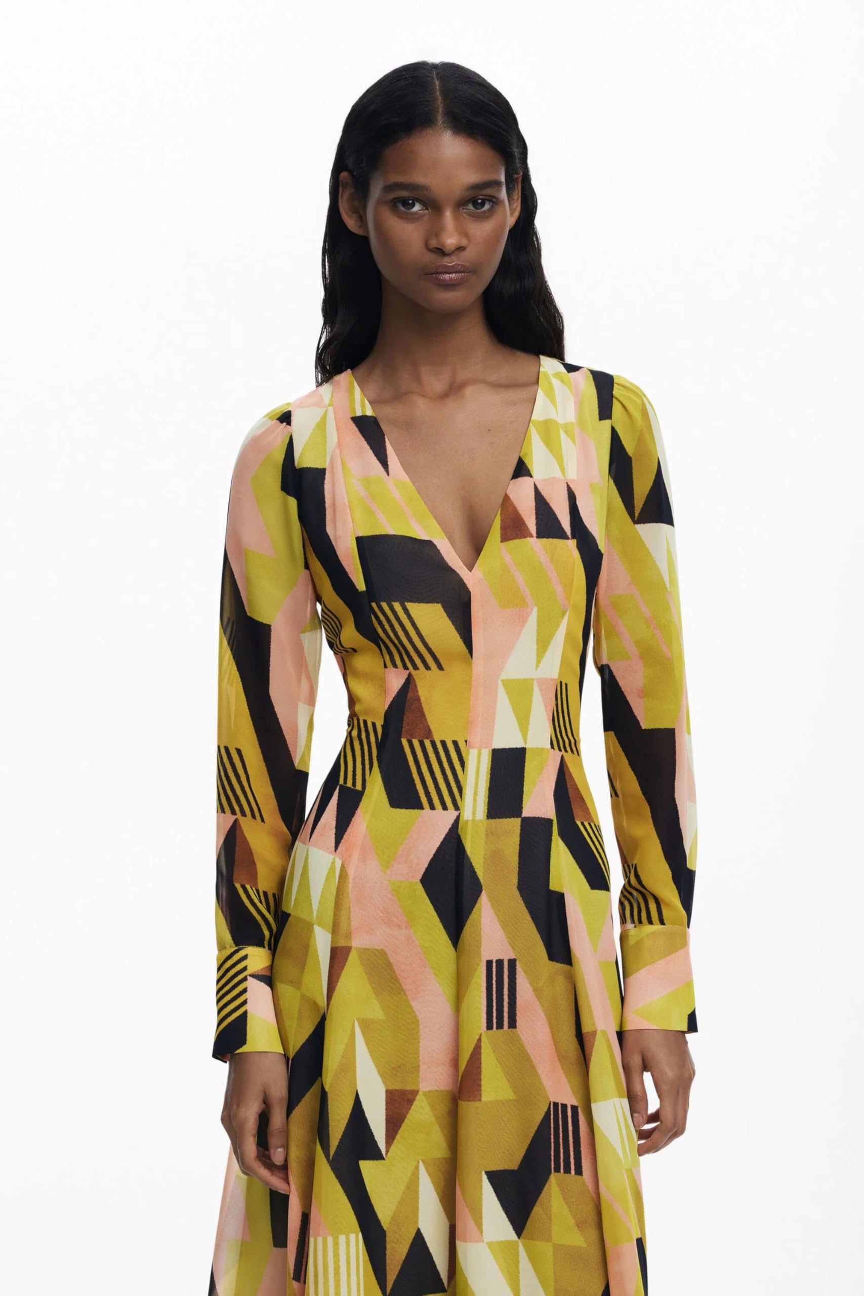 Desigual Vest_geometria_l Casual Dress Mujer