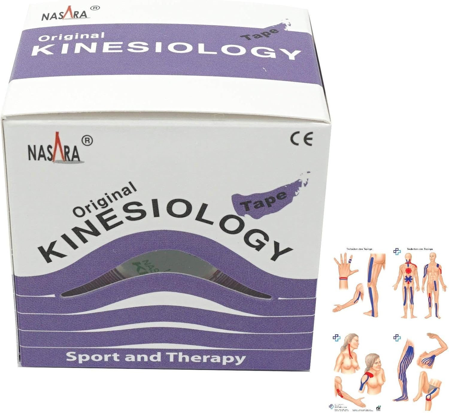 nastro kinesio per il viso