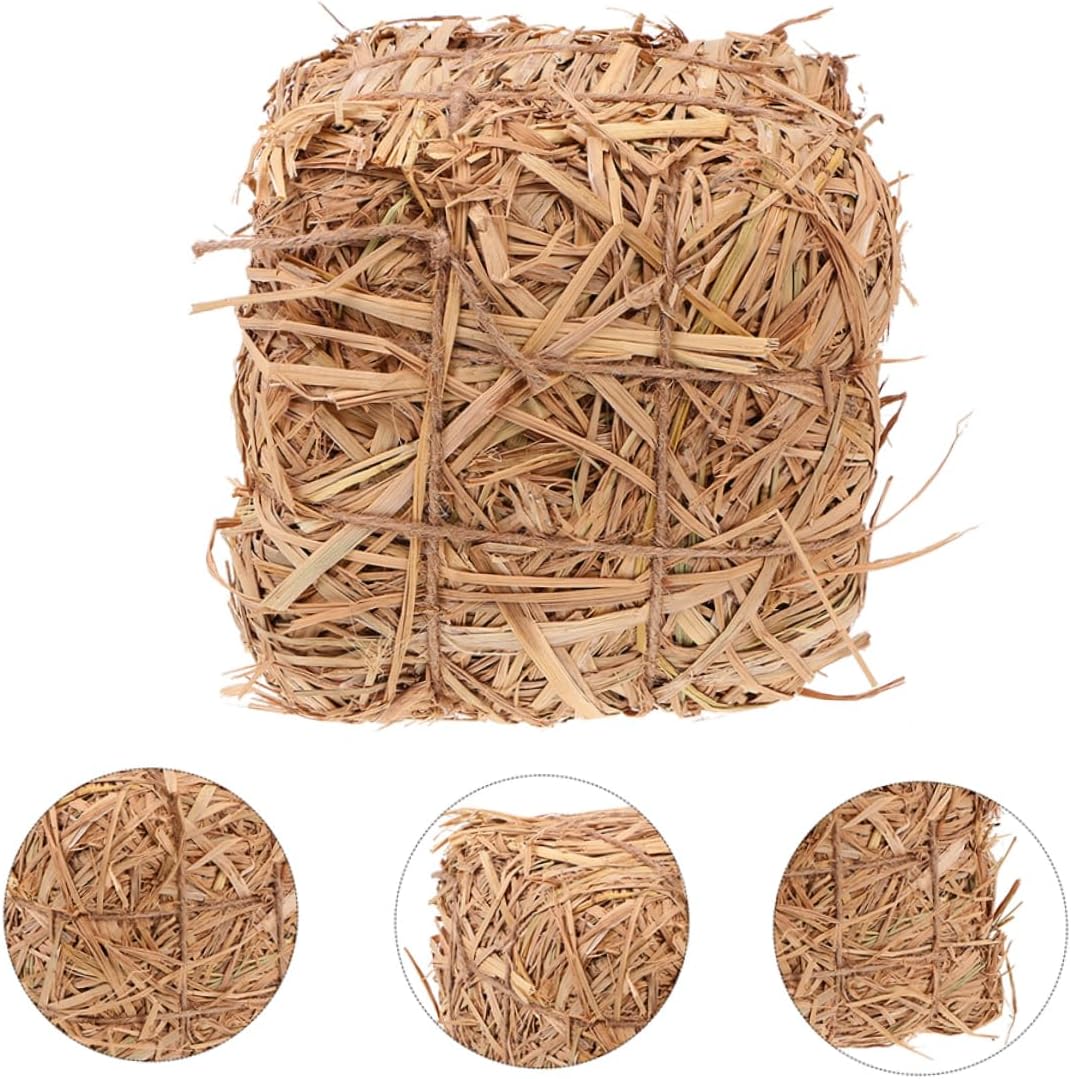 Outdoor Haystack Decoration Artificial Prop for Wedding Scene Decor Straw Stool for Decoration Unique Rustic Appearance No Installation Needed