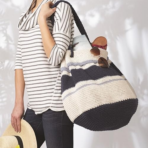 Miniatura 5 de Bernat Handicrafter - Hilo de algodón, 1.75 oz, rojo, 1 bola