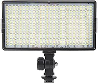 Vista 1 de Luz de video LED 32 W 416 unids Panel plano LED lámpara de luz de iluminación de fotografía Panel de iluminación de cámara Luz de relleno