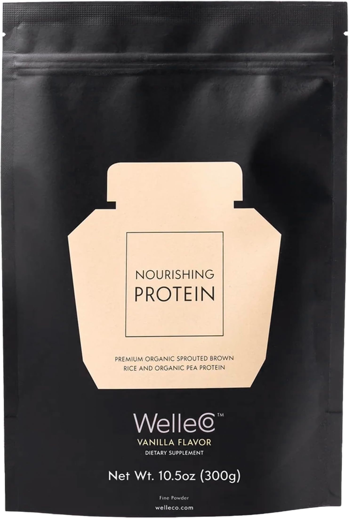 Plant-Based Vanilla Protein Powder, Organic Brown Rice & Pea Blend, 16g Protein per Serving, Dairy-Free Supplement for Energy, Recovery & Daily Nutrition, 10.5 oz