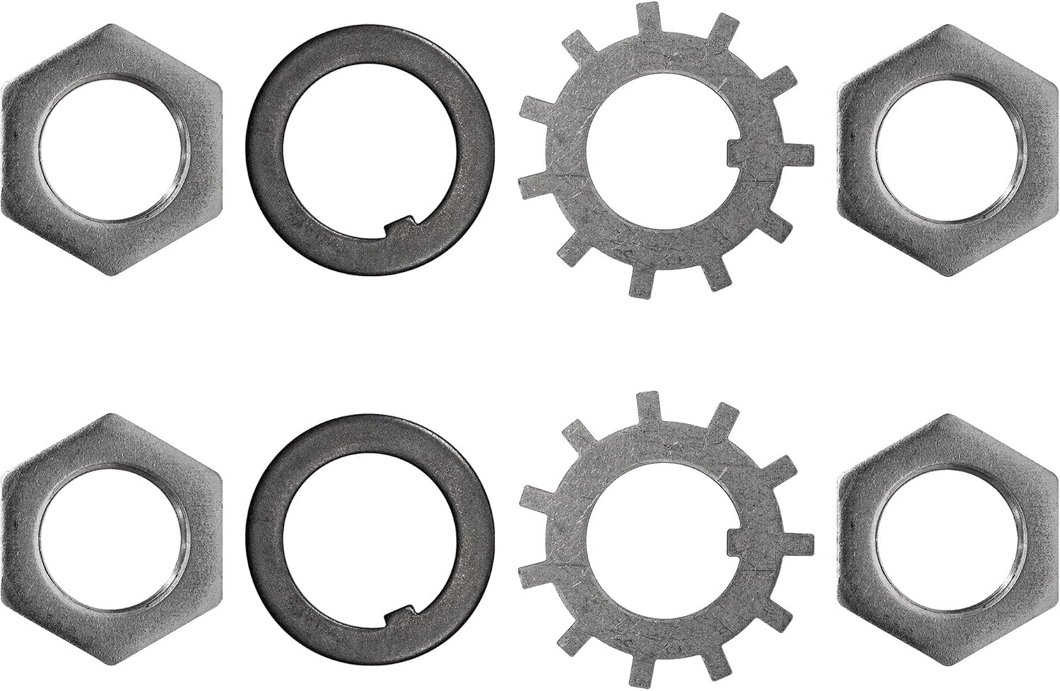 The Trailer Parts Outlet - 9,000-10,000 lb General Duty Trailer Axle Spindle Nut Kit, Kit (Half Set)
