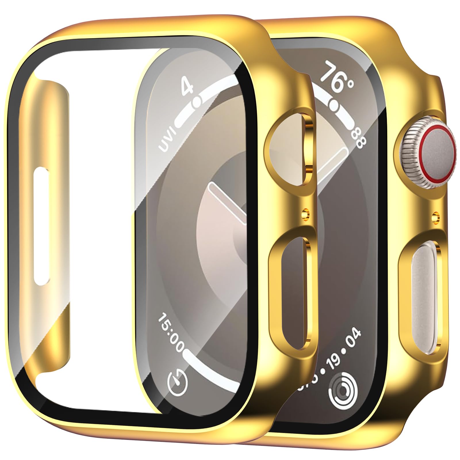 Funda para Apple Watch 11 de 46 mm con protector de pantalla completo 7