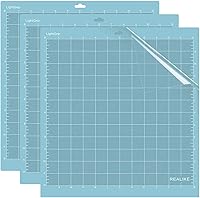 Vista 15 de REALIKE - Esterilla de corte de 12 x 12 pulgadas compatible con Cricut Maker 3/Maker 4/Maker/Explore 3/4/Air 2/Air/One (3 esterillas), esterilla