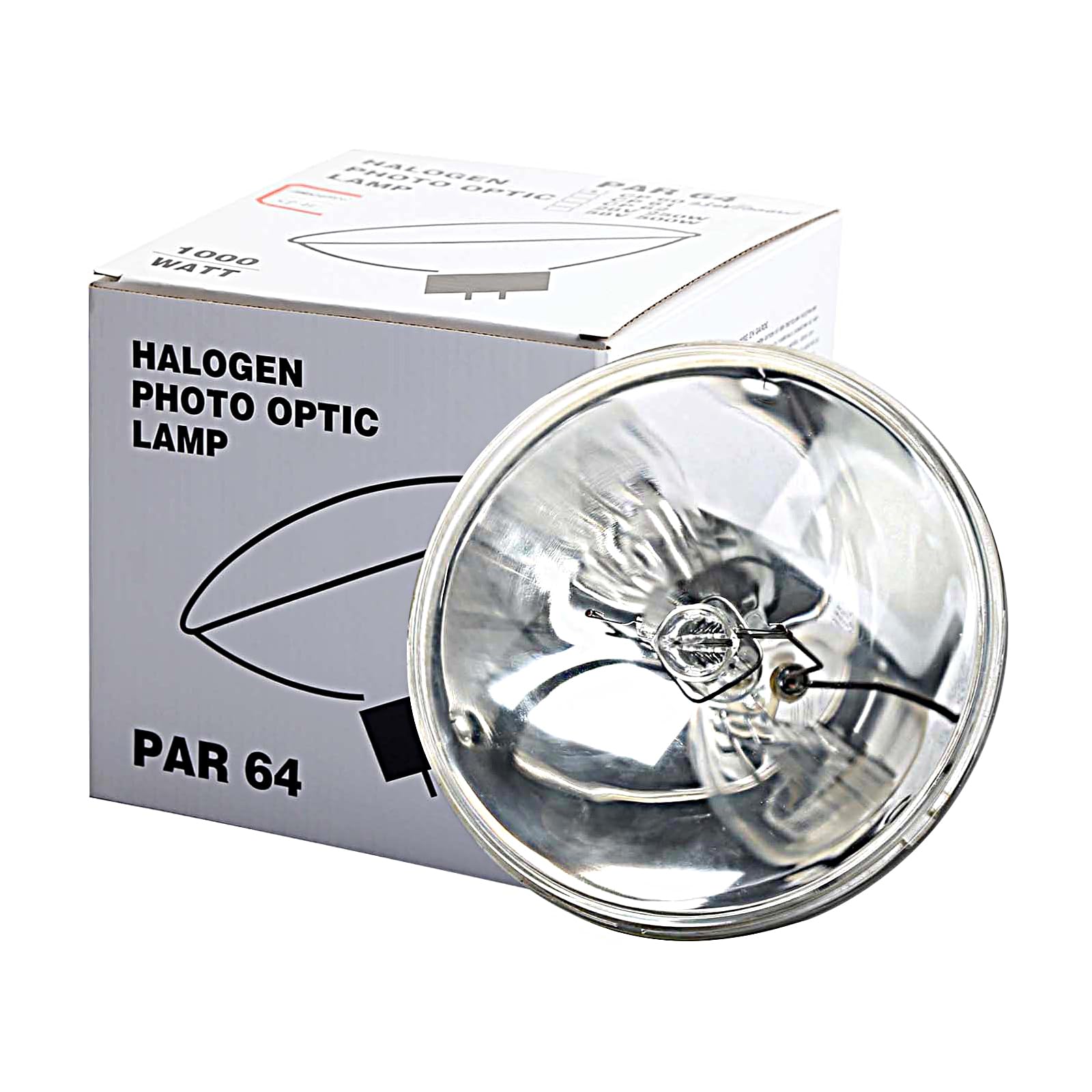 Par 64 Lampada da Palco 1000W, Alogena 220V, Par Can, Chiusa