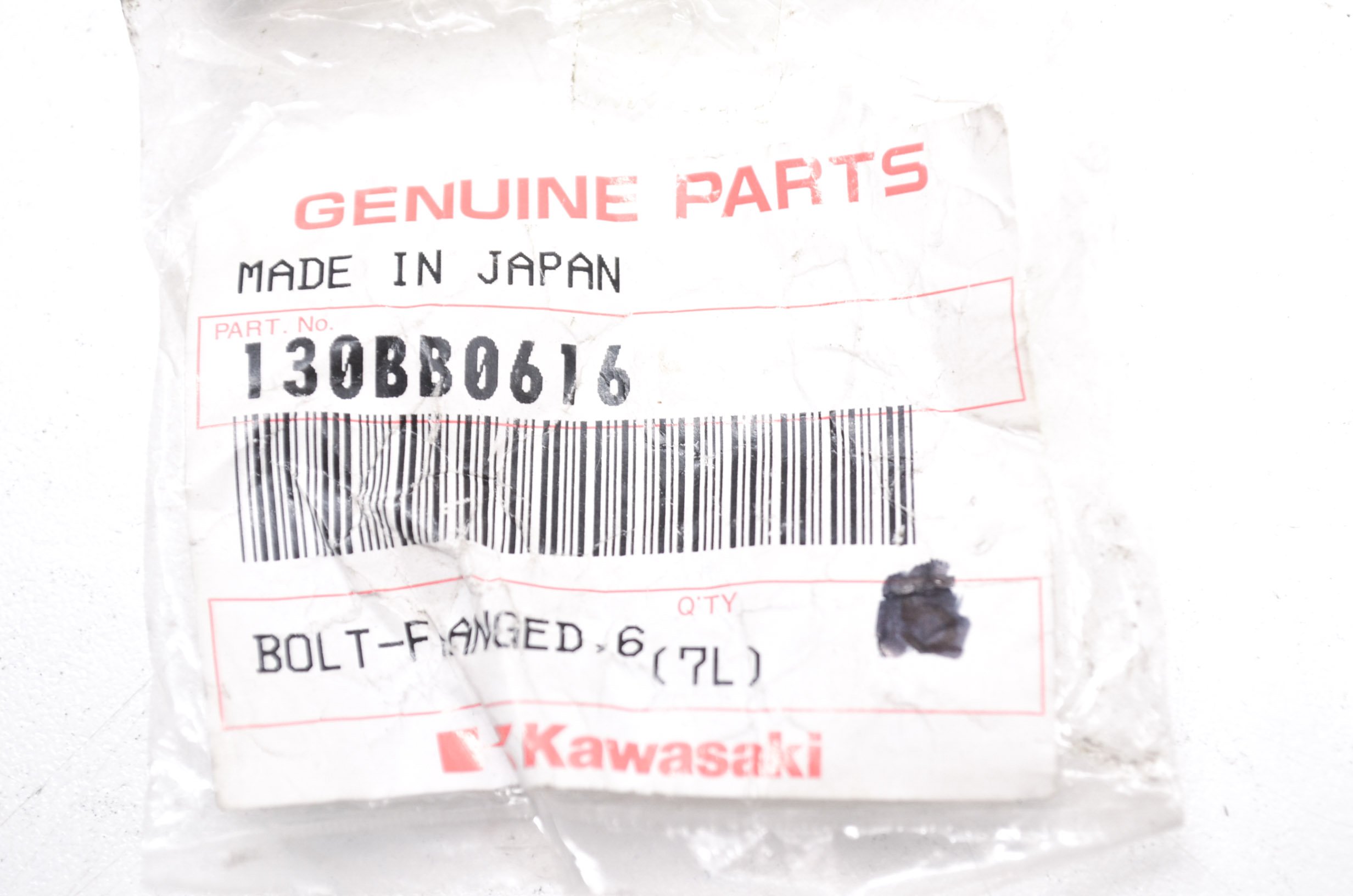 Amazon.com: KAWASAKI 130BB0616 BOLT-FLANGED,6X16 : Automotive
