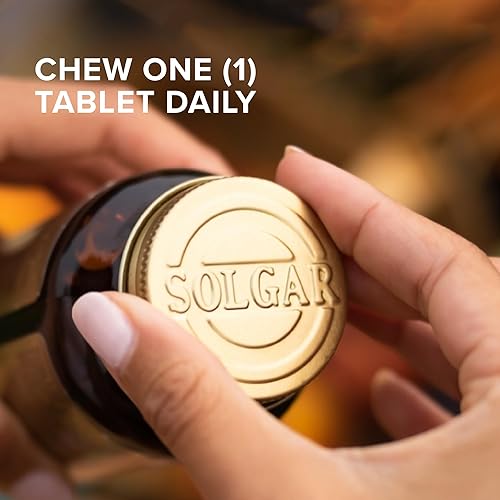 Miniatura 3 de Solgar Vitamina D3 (colecalciferol) 25 mcg (1000 UI), remolino natural de fresa y plátano - 100 tabletas masticables - Sin OMG, Kosher - 100