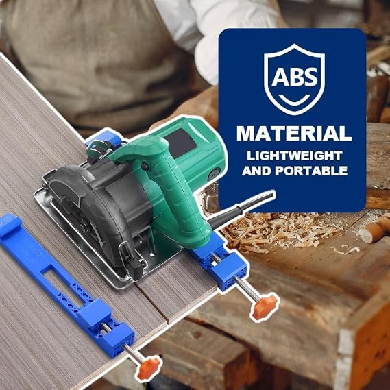 Adjustable Cutting Machine Base Guide, New Electric Circular Saw Milling Positioning Clamp, Precision Wood Cutting Guide for Precision Cutting and Diy Enthusiasts (1)