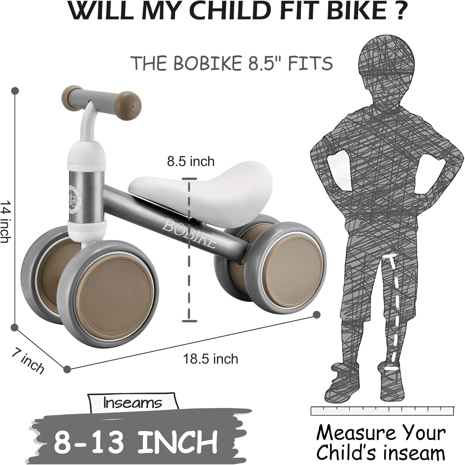 Baby Balance Bike Toys for 1 Year Old Gifts Boys Girls 10-24 Months Kids Toy Toddler Best First Birthday Gift Children Walker No Pedal Infant 4 Wheels Bicycle … (Pink) : Sports & Outdoors