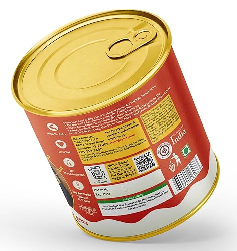 Miniatura 30 de Rani Soya Chaap (proteína a base de plantas) 30 onzas (1.875 libras) 29.98 oz ~ Tapa fácil de abrir Todo natural Vegano Sin colores Sin OMG