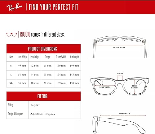Miniatura 6 de Ray-Ban RB3016 CLUBMASTER - Gafas de sol para hombre y mujer + paquete con kit de cuidado de gafas de diseñador iWear