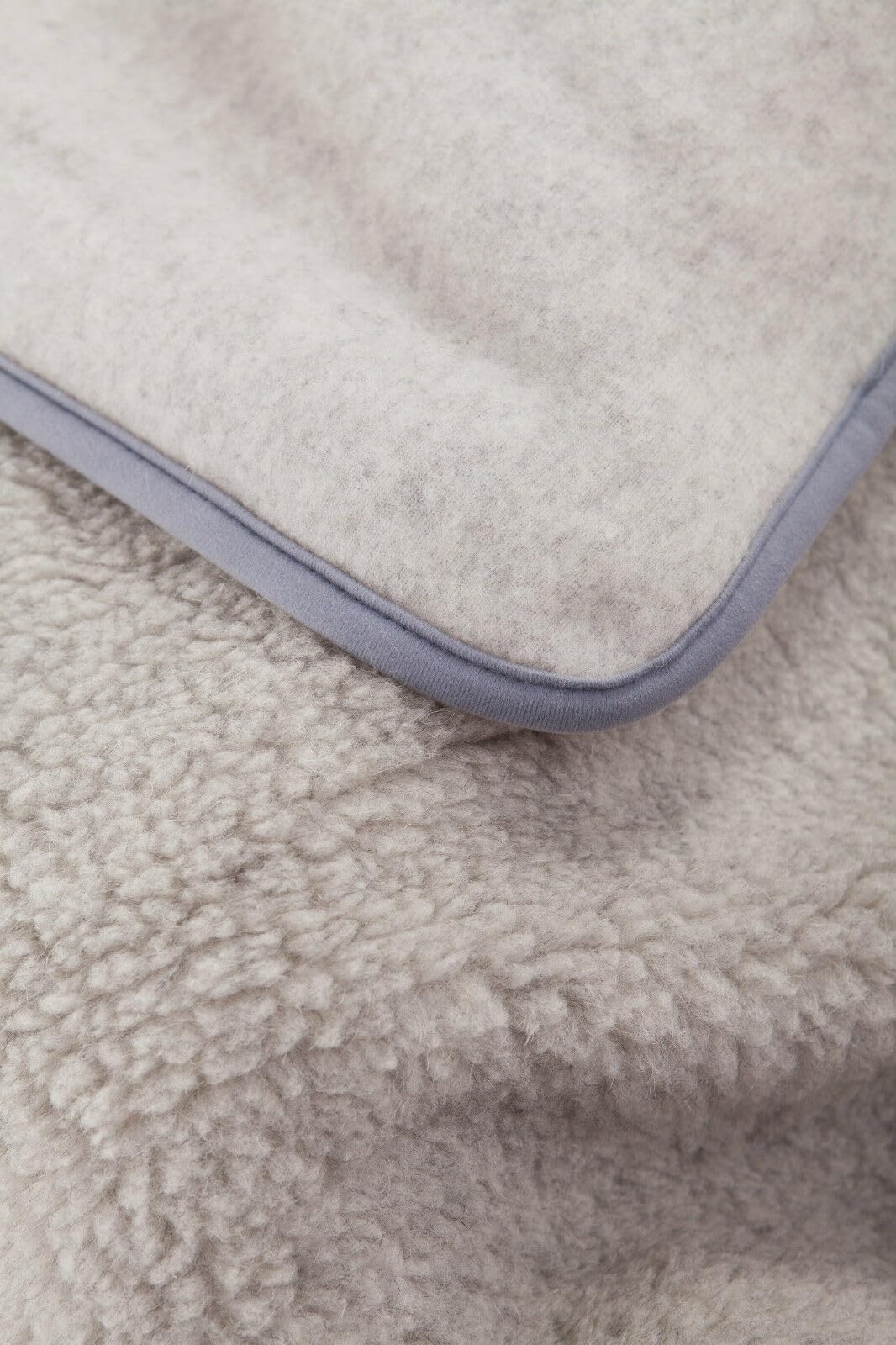 Woolmark ! Merino Schafwolldecke/Kuscheldecke, 100% Merinowolle, Schafwolle Merinowolle SUPER King GRAU Decke 250 x 200 cm