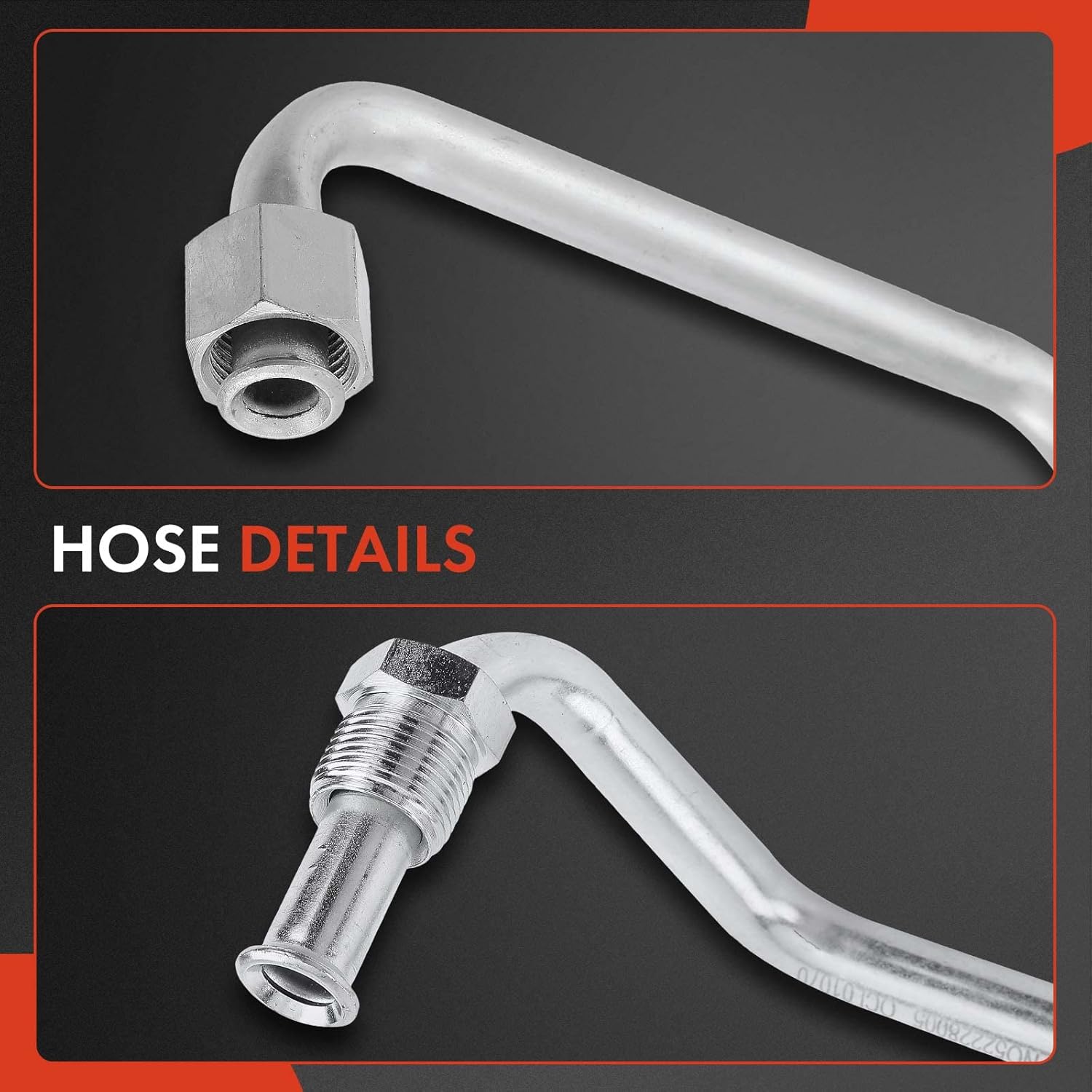 A-Premium Automatic Transmission Oil Cooler Line Hose Assembly Compatible with Dodge Ram 2500 Ram 3500 2003-2009 5.9L 6.7L Diesel