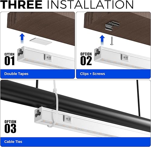 Miniatura 6 de Barrina Luces de cultivo T5, luz de crecimiento de espectro completo, 3 pies 128 W (8 x 16 W, equivalente a 800 W), luces LED de cultivo para