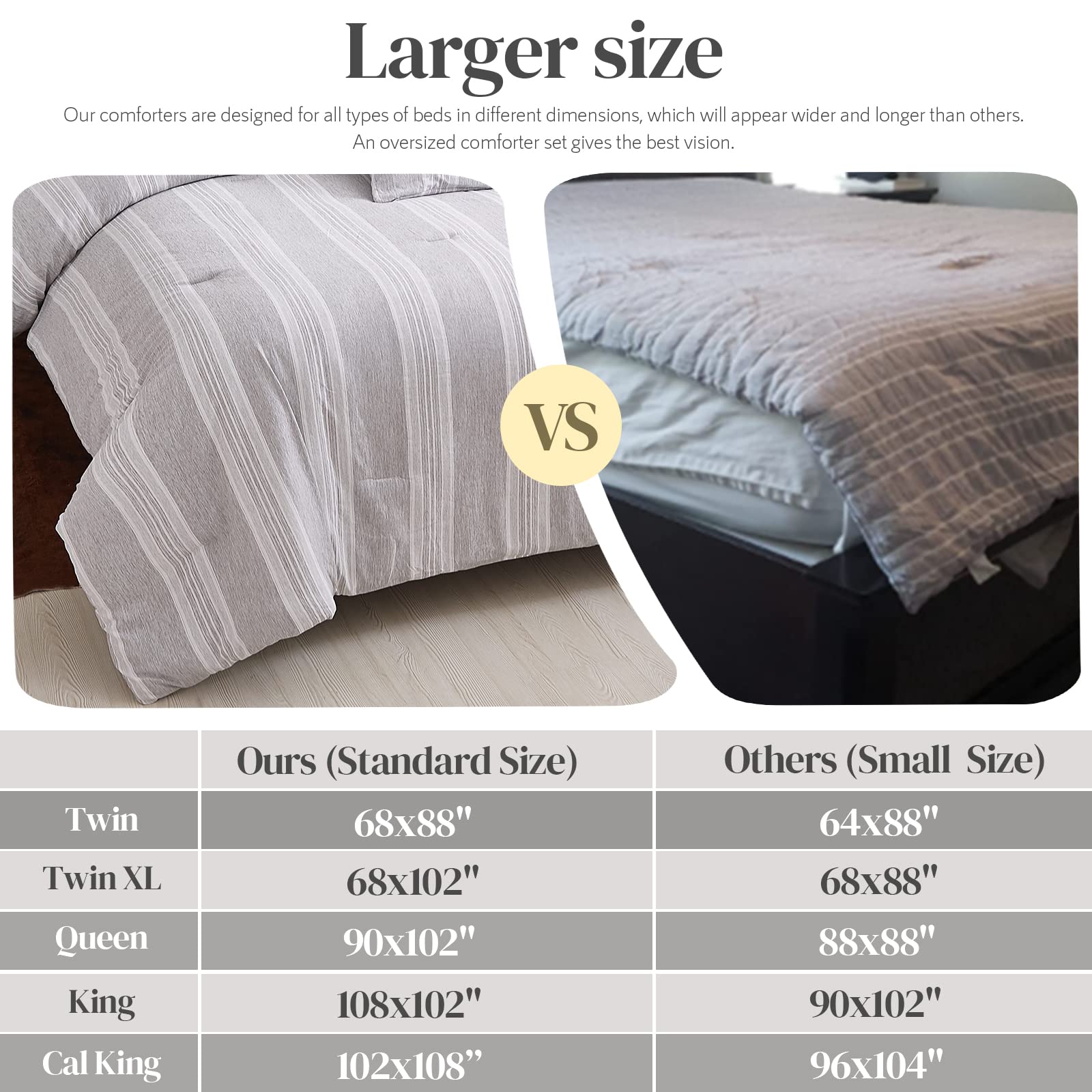 Amazon.com: Nelaukoko Oversize Twin XL 