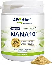 APOrtha® NaNa10 400 g Vegan Powder, Formula by Dr. von Helden with 10 Components, with Vitamin C and Magnesium and L-Glycine, 400 g Powder for 2 Months, Gluten Free, Allergy-Free, Lactose Free