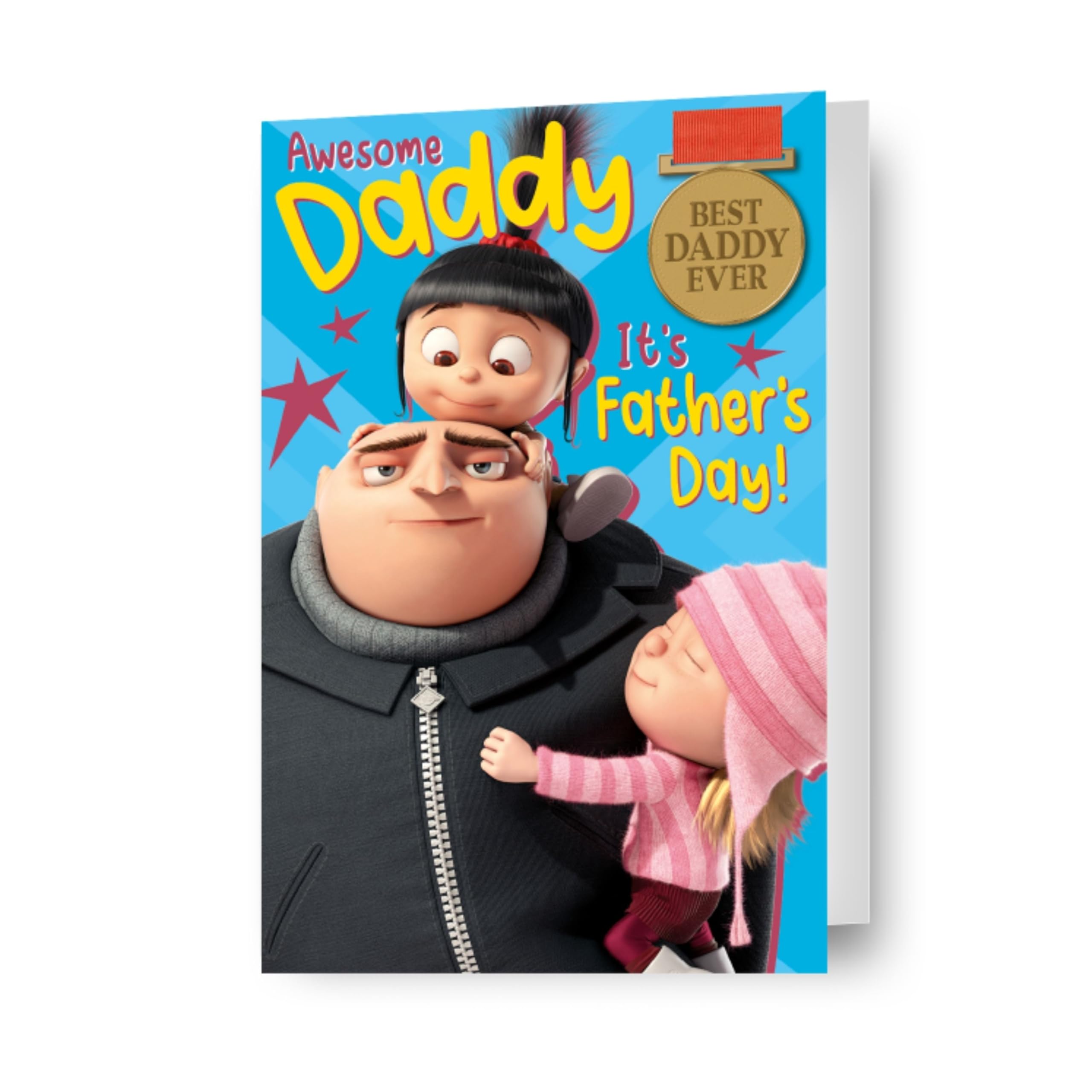 despicable me, daddy, fathers day card