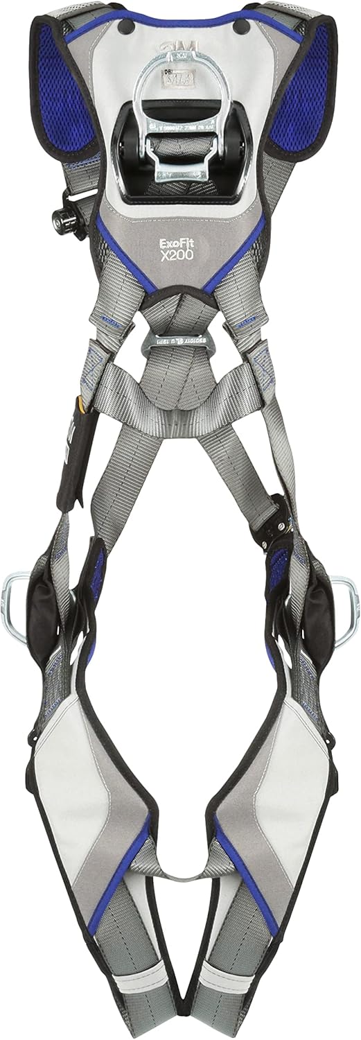 DBI-Sala 3M DBI-SALA ExoFit X200 Comfort Cross-Over Climbing / Positioning Safety Harness 1402163, X-Large