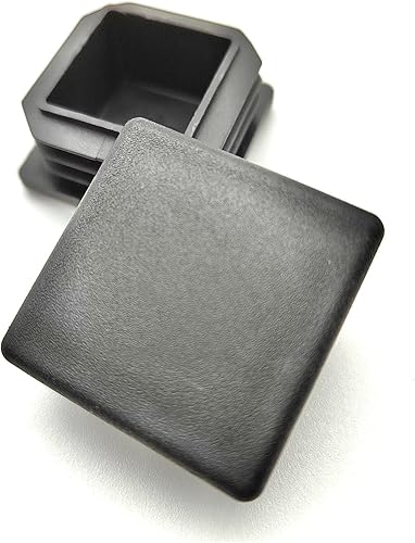 Miniatura 6 de CaSuTong Paquete de 8 tapones cuadrados de plástico de 2 34 pulgadas (2.756 in), tapas de extremo de inserción para poste de tubo cuadrado